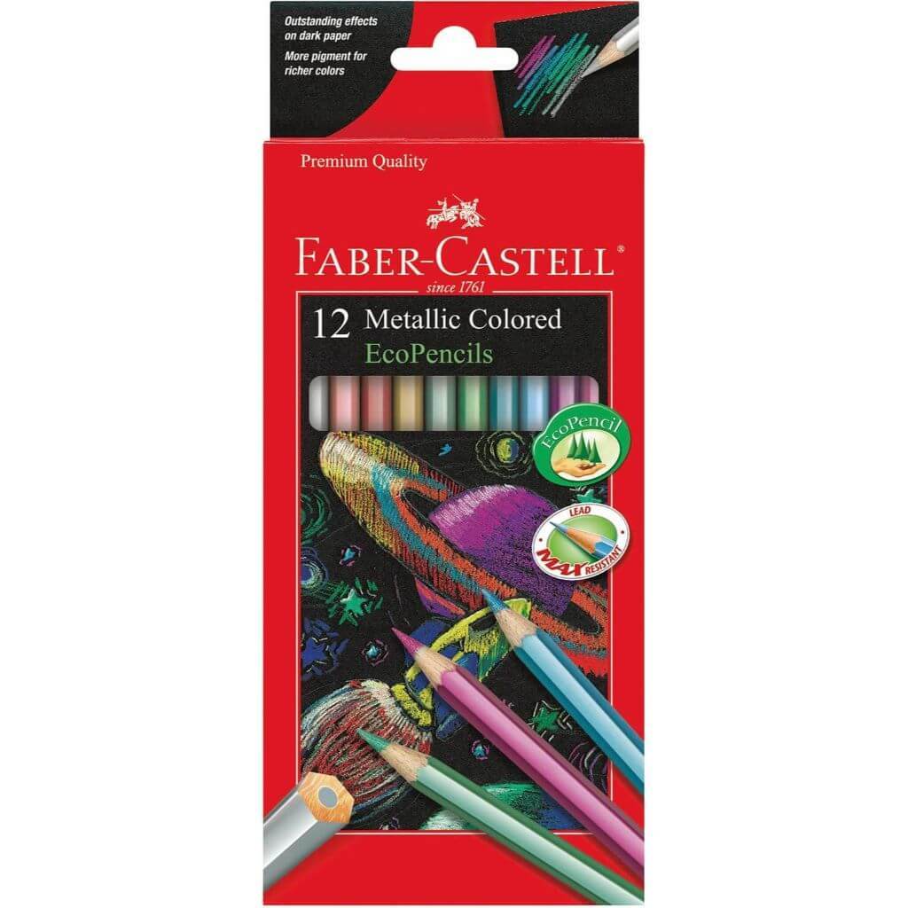 Faber Castell Metallic Colored EcoPencils Set of 12