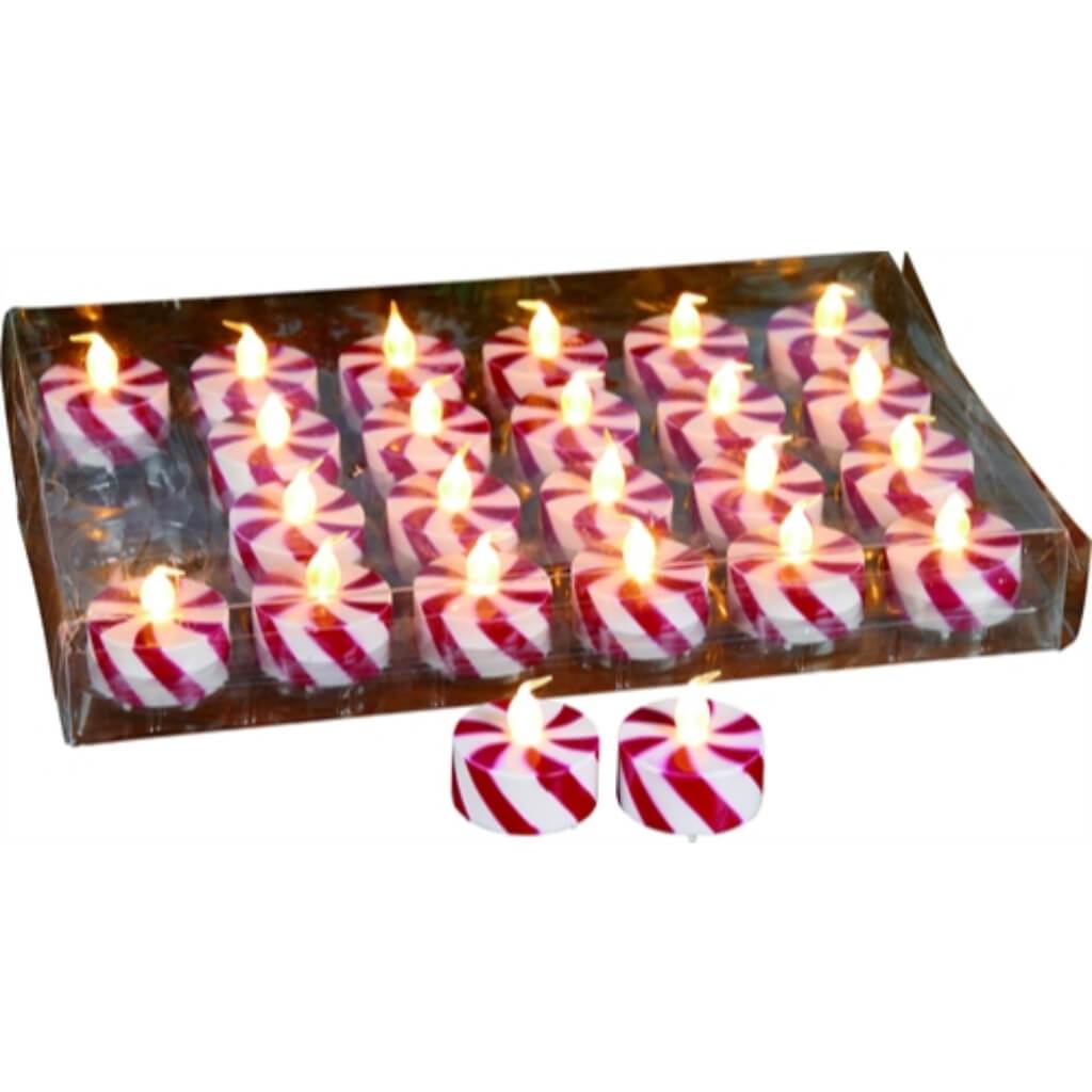 Mini Red White Led Candle 