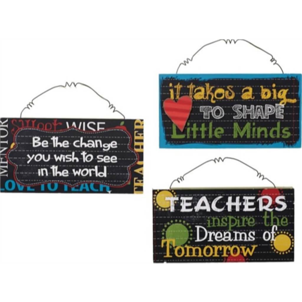 Mdf Teacher Inspirational Sign 3 As 