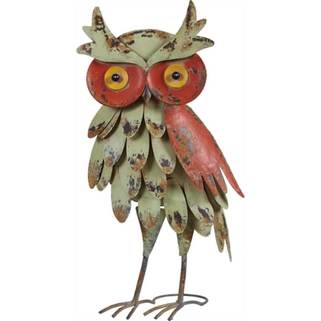 Lg Metal Owl Fig 