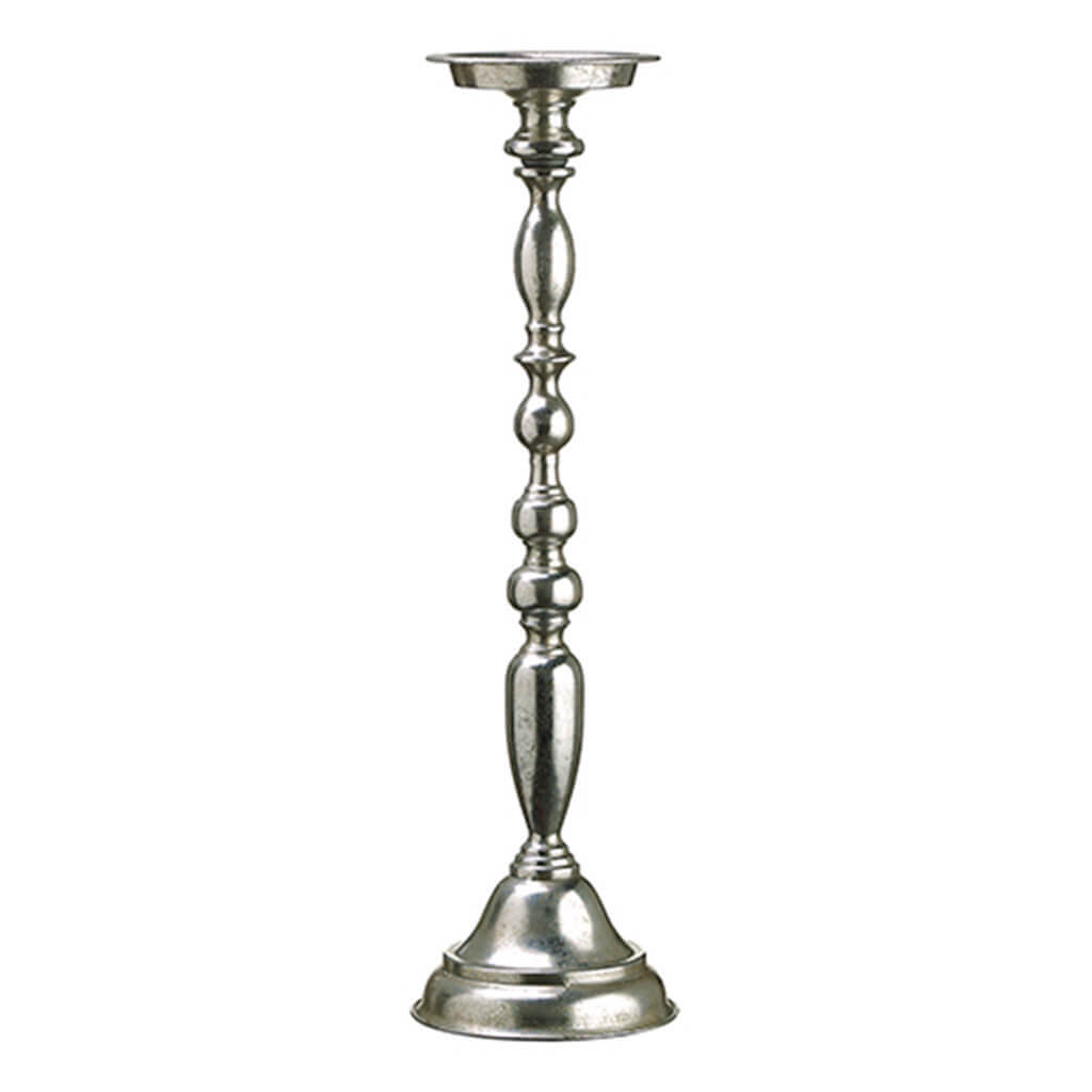 Metal Candleholder, 30.3in H x 7in D