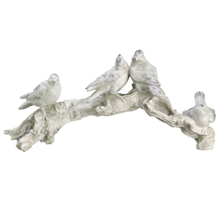 Glittered Bird On Stand 
