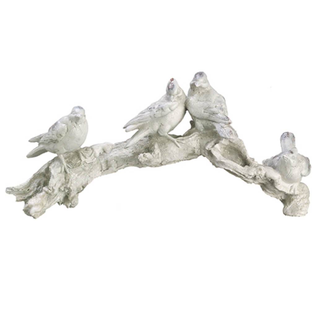 Glittered Bird On Stand 