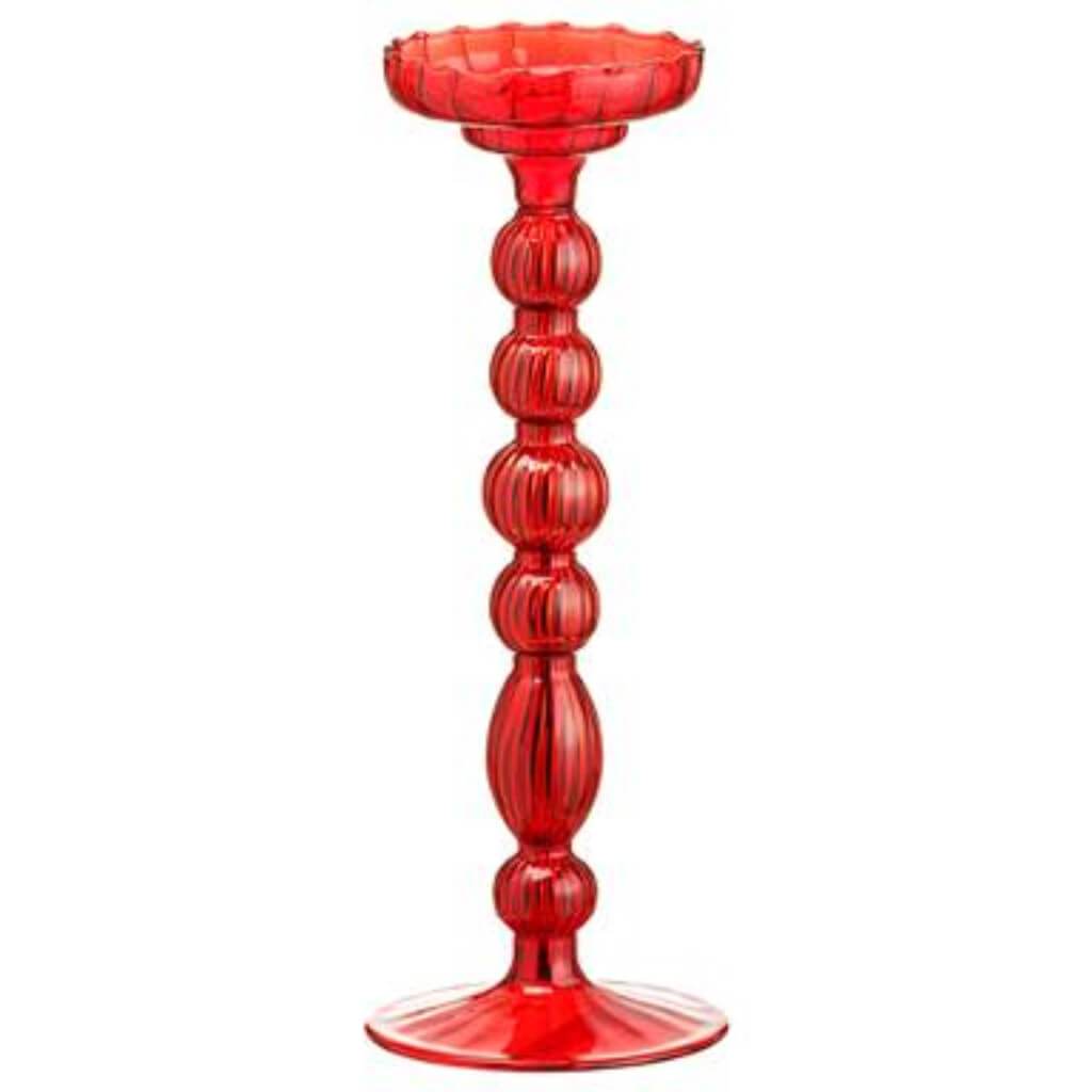 Glass Candleholder 