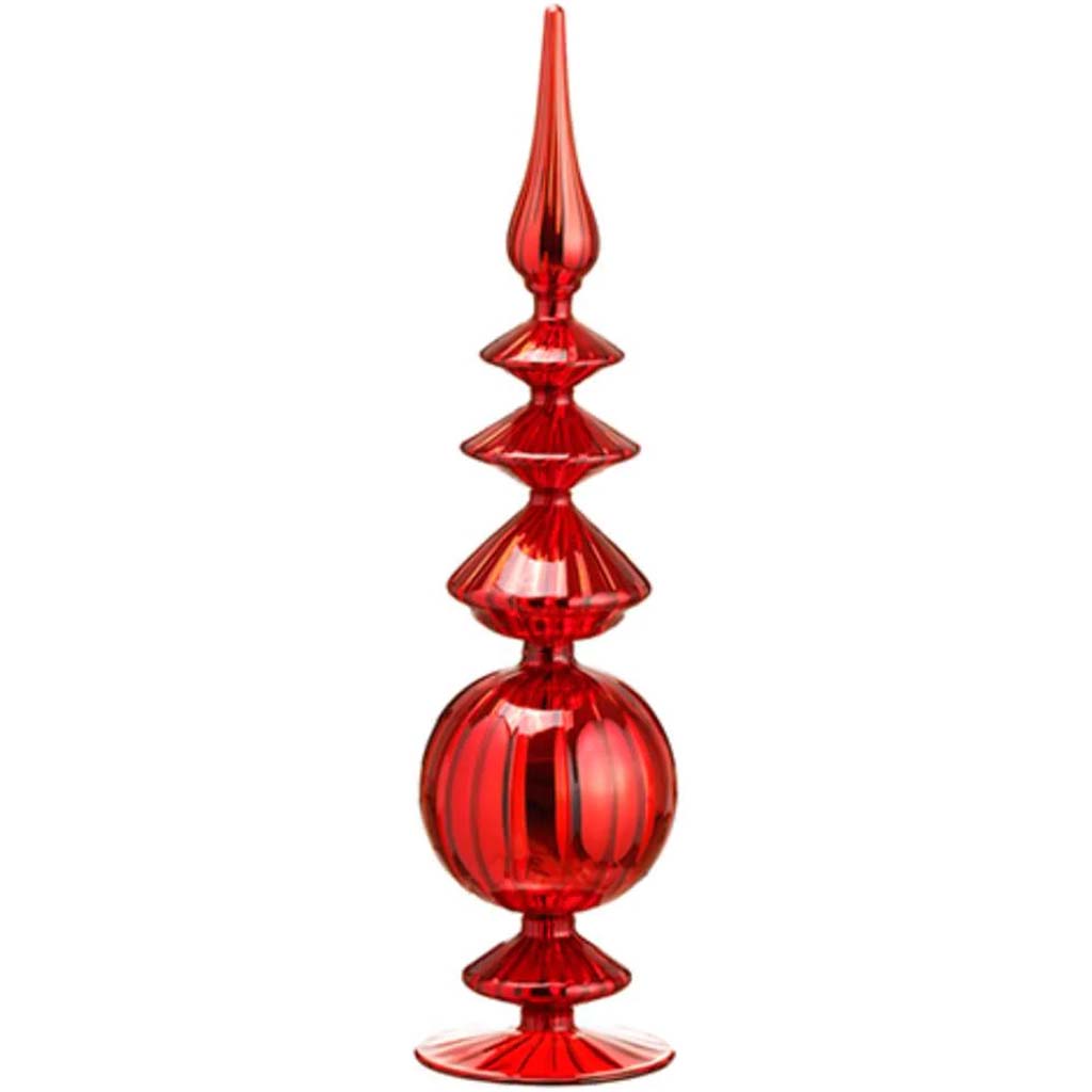Glass Finial Table Top 