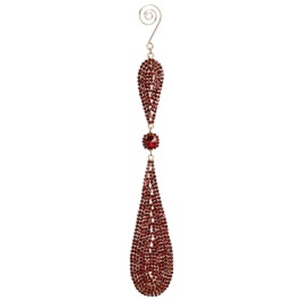 Rhinestone Drop Ornament 