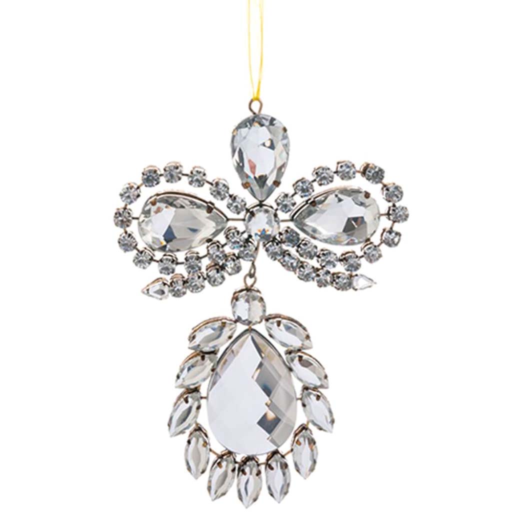 Rhinestone Drop Ornament 