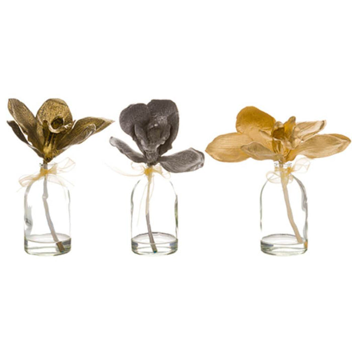 Cymbidium Orchid in Glass 