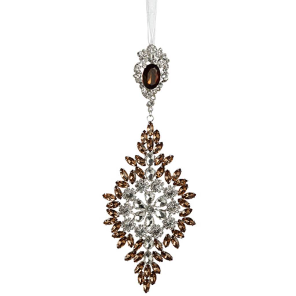 Rhinestone Drop Ornament 