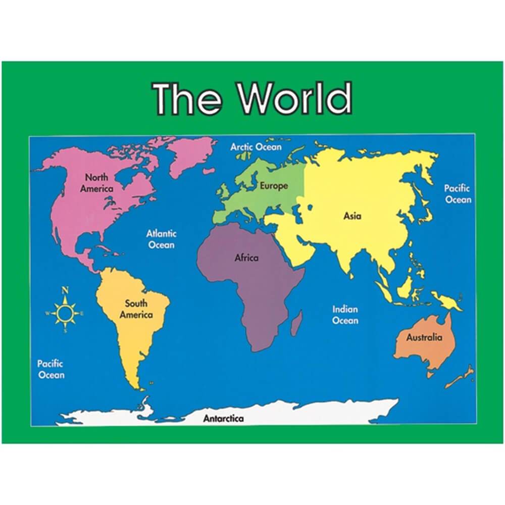 World Map Chart 