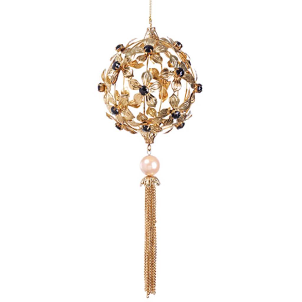Rhinestone Ball Drop Ornament 