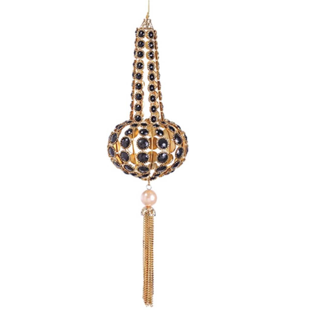 Rhinestone Drop Ornament 