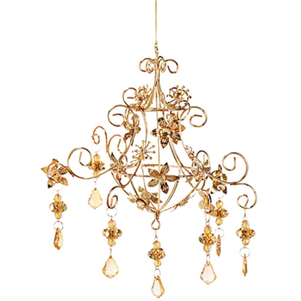 Rhinestone Chandelier Ornament 