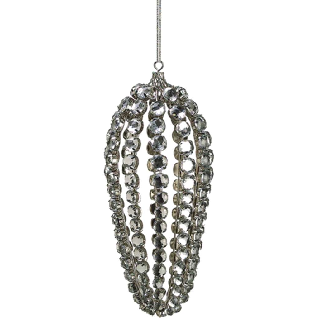 Rhinestone Finial Ornament 