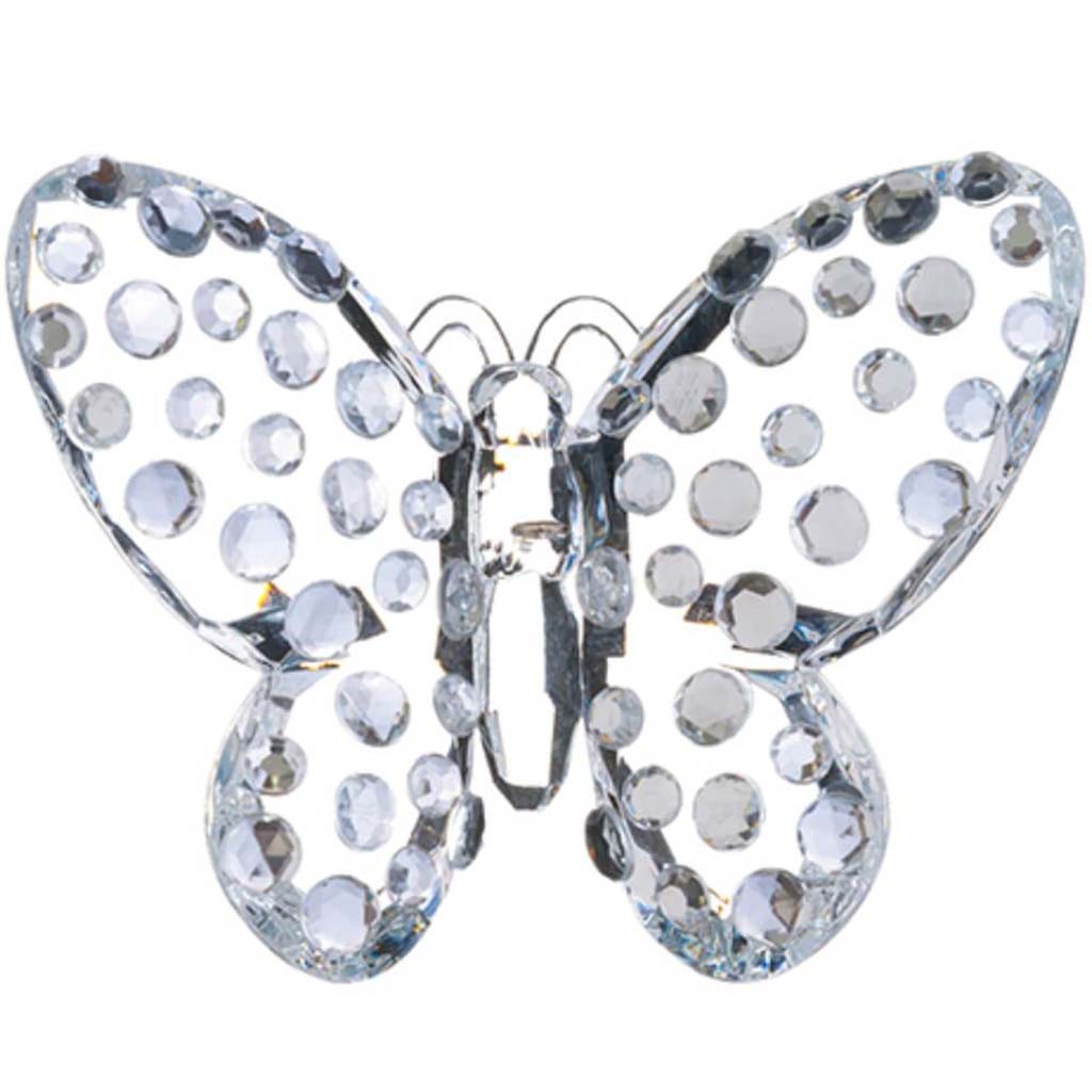 Rhinestone Butterfly Ornament 