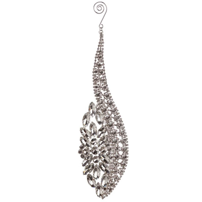 Rhinestone Teardrop Ornament 