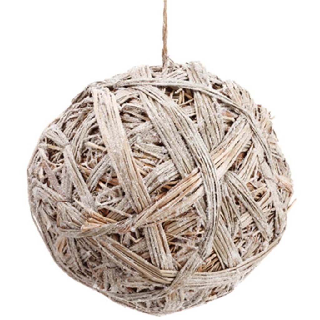 Snow Straw Ball Ornament 