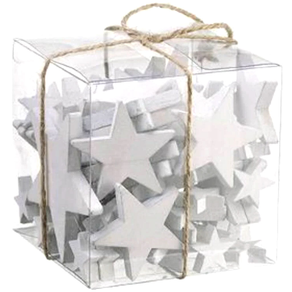 Wood Star in Acetate Box 