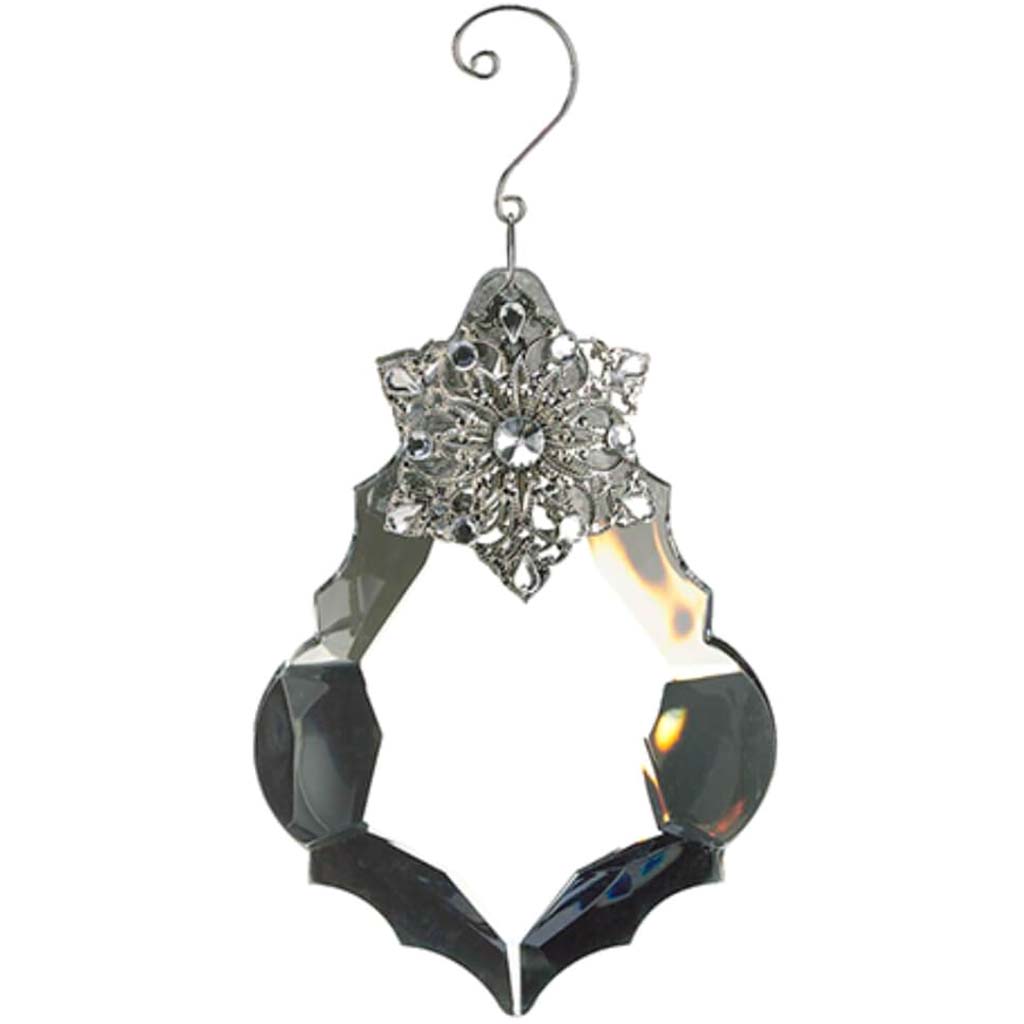 Rhinestone Acrylic Drop Ornament 