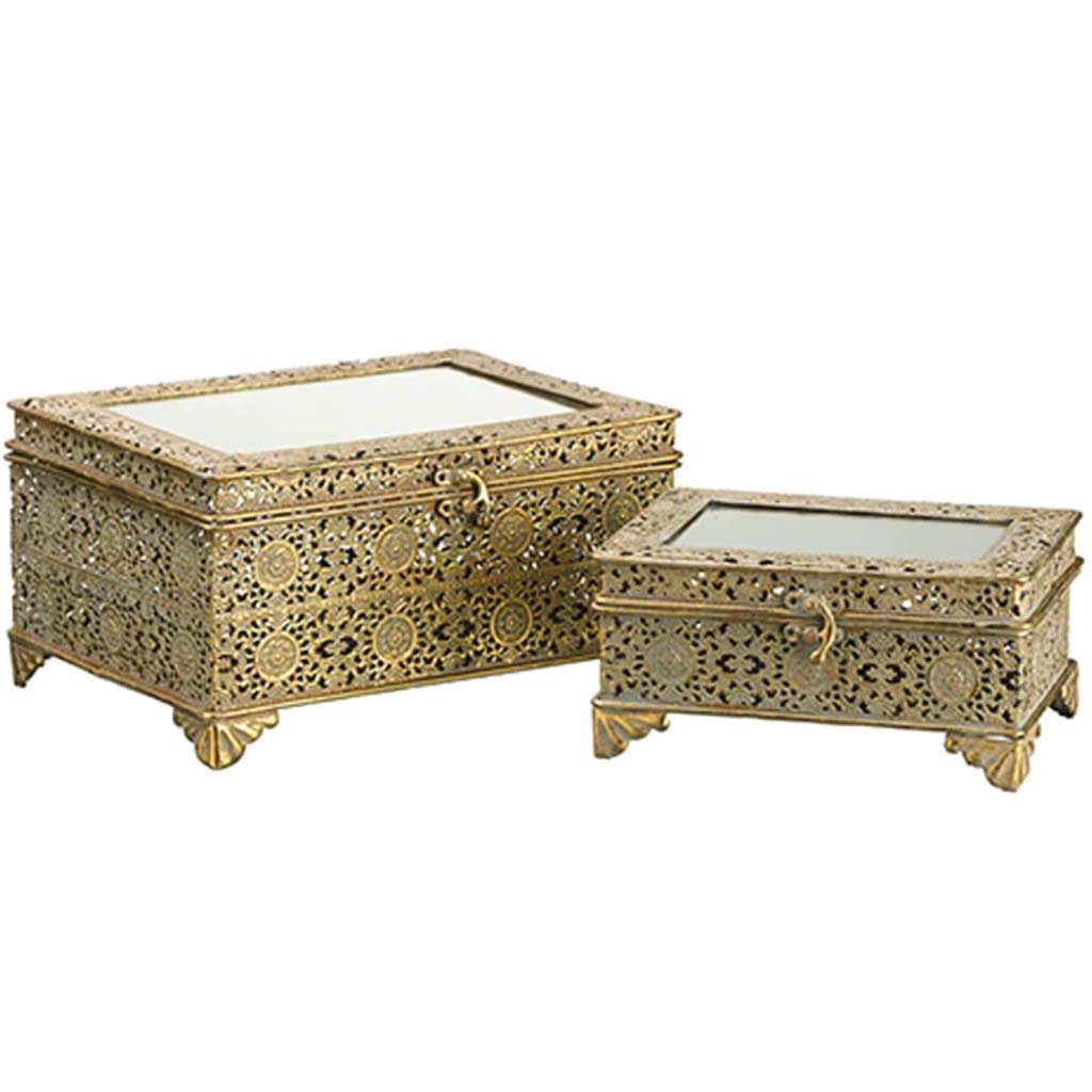 Metal/Mirror Box Set of 2 