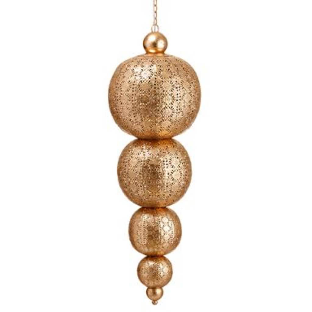 Metal Filigree Hanging Lamp 