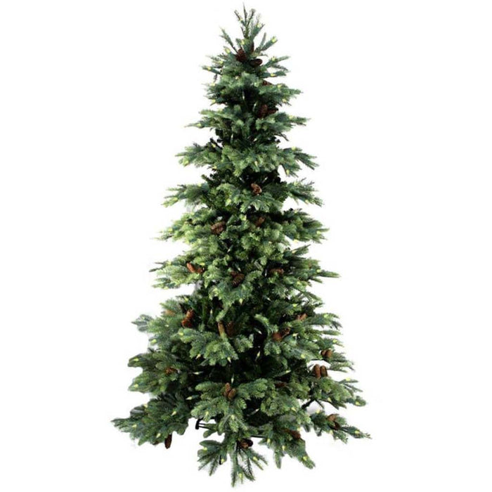 New England Pine (PE) Tree x2871 w/Cones & 1400 Clear Lights 