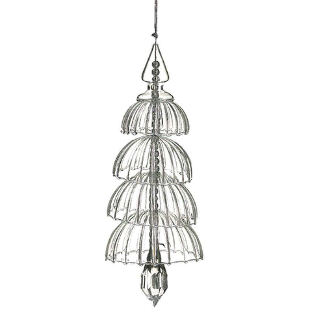 Glass Tree Chandelier Ornament 