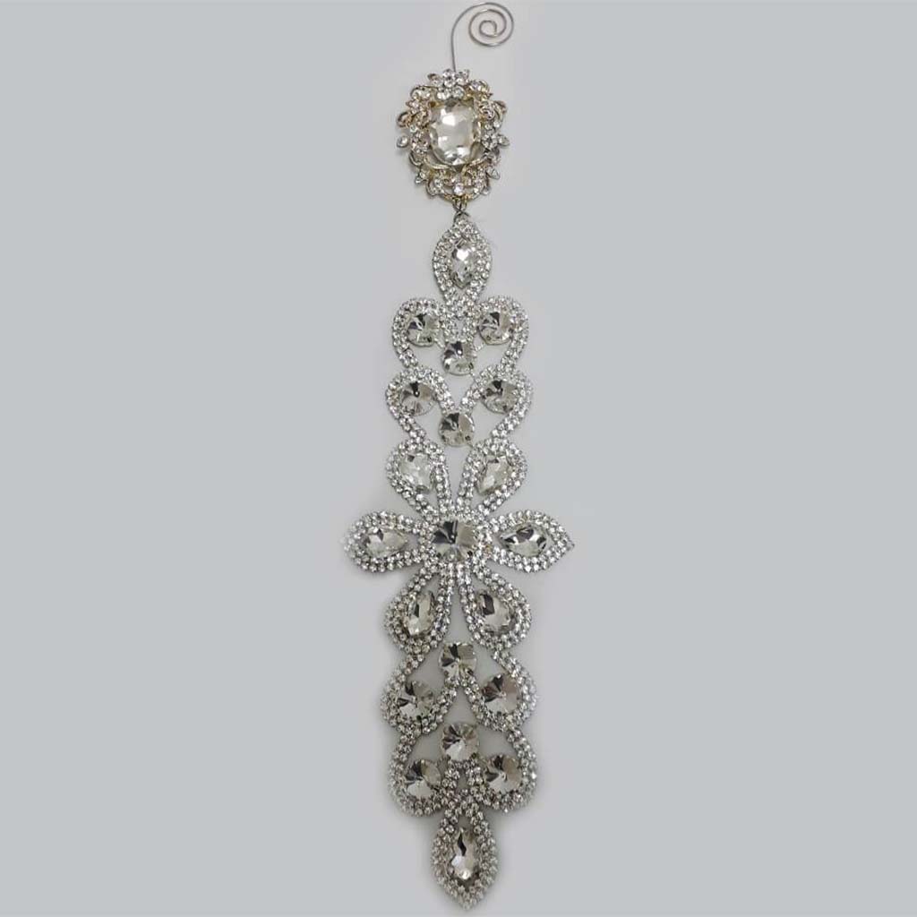 Rhinestone Drop Ornament 