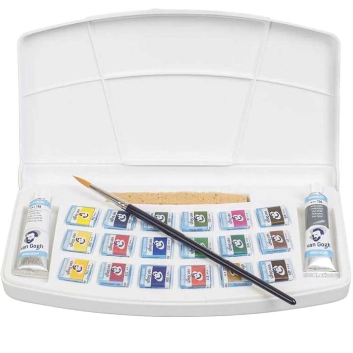 Van Gogh Watercolor Sets 18 Color Pan Set