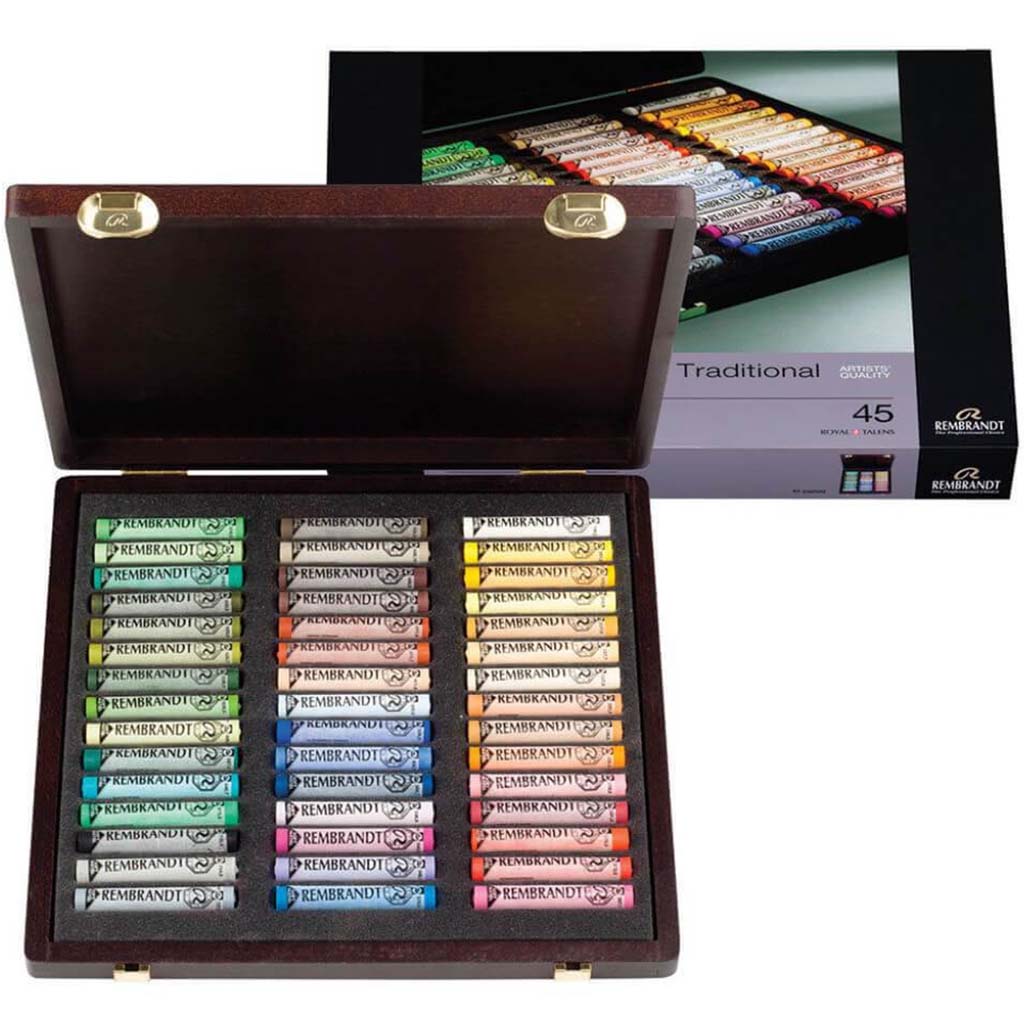 Soft Pastel 45 Landscape Wooden Box Set