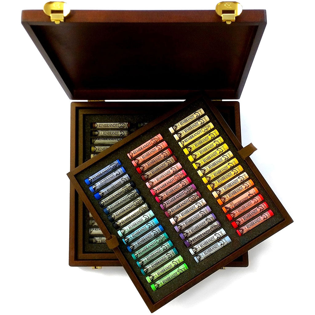 Soft Pastel Wooden Box Set - 90 Full Stick Landscape Selection