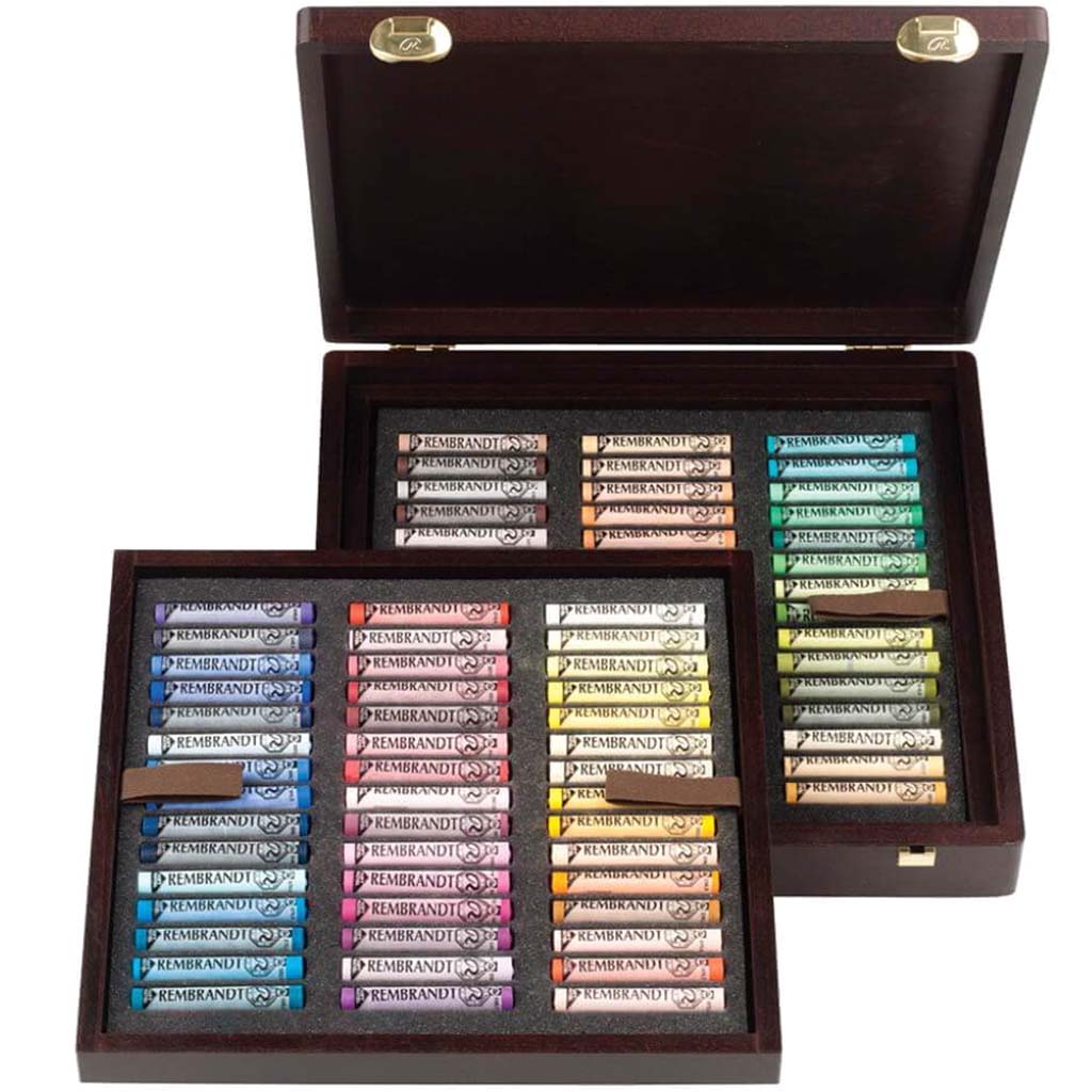 Soft Pastel 90 Portrait Wooden Box Set