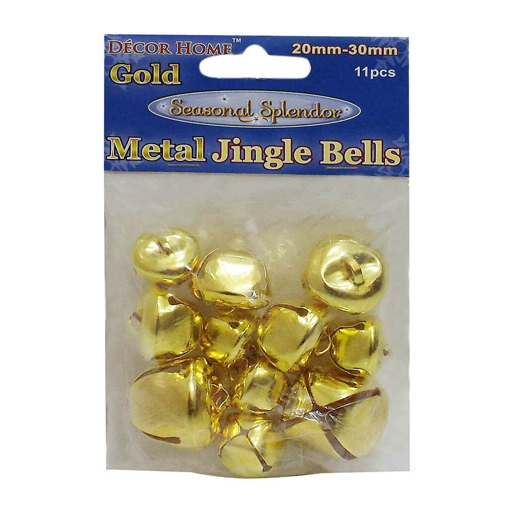 BELL JINGLE METAL 20-30MM GOLD 