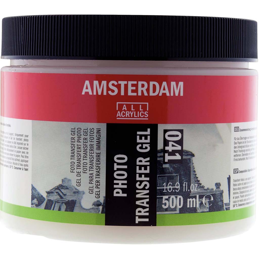 Amsterdam Acrylic Medium Photo Transfer Gel 500ml