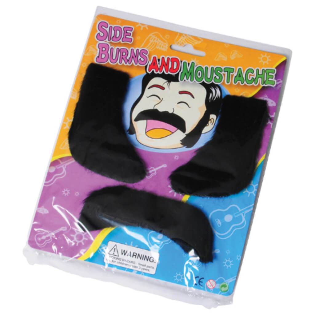 King's Sideburns And Moustache 