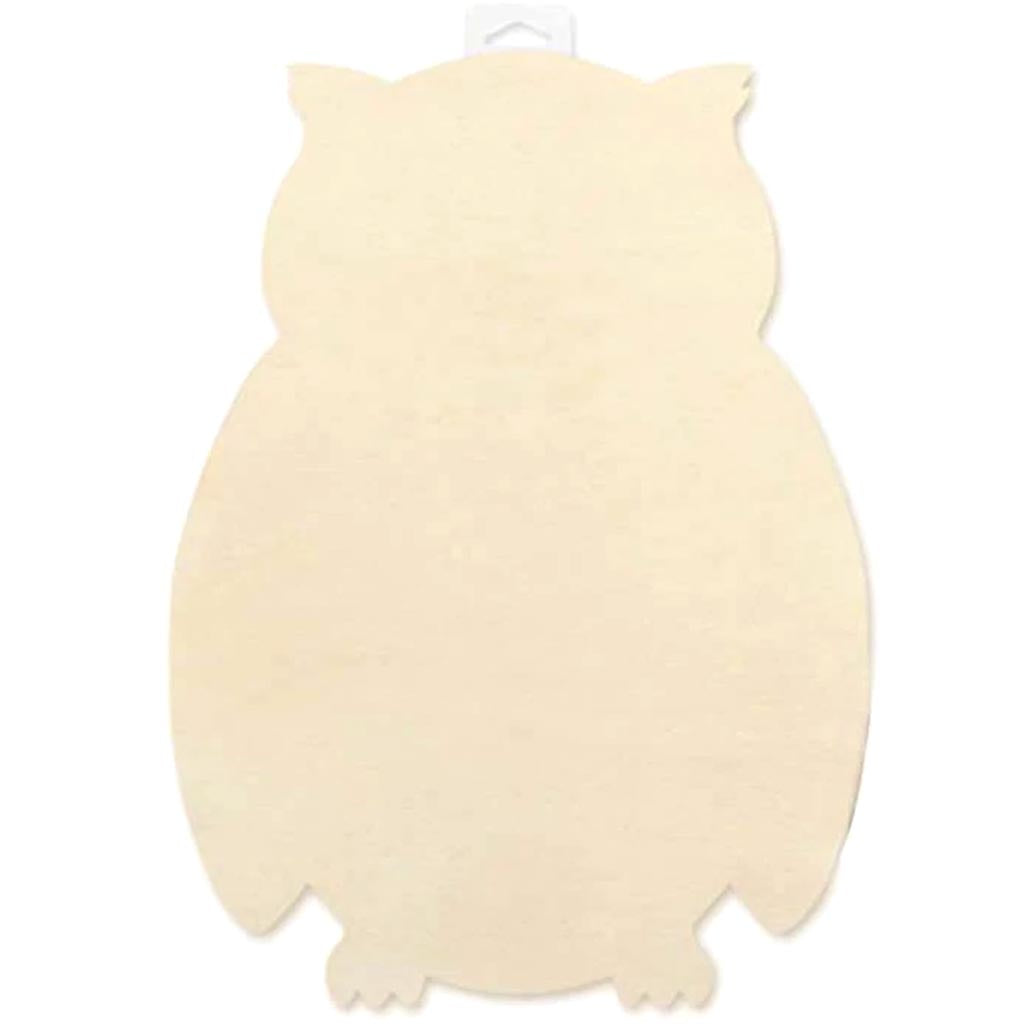 PAINTABLE WALL PLAQUES OWL 14IN 