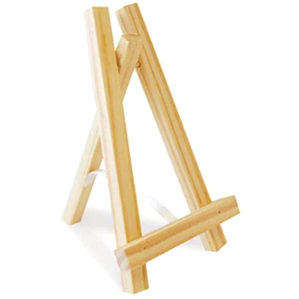 MINI WOOD EASEL 3 1/8&quot; NATURAL 