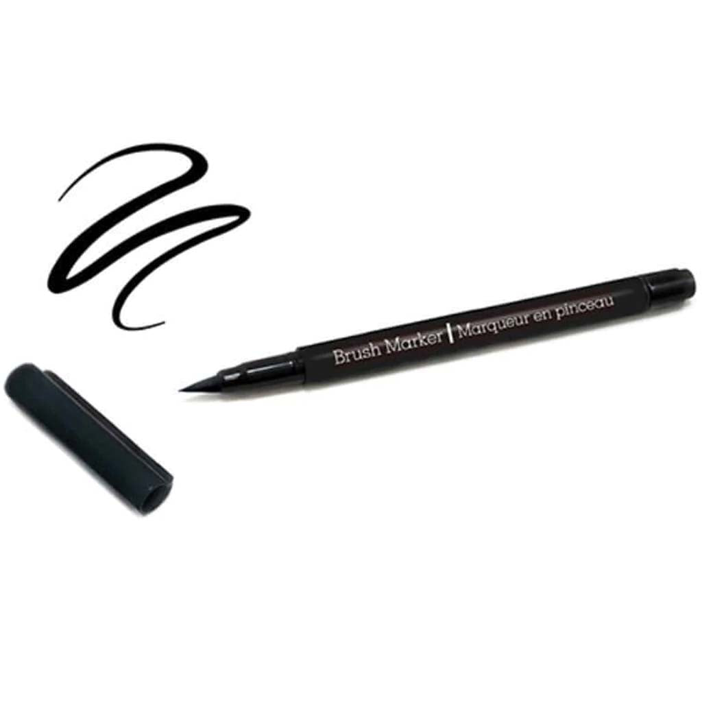 COLOR FACTORY LONG-TIP BRUSH MARKER BLACK 