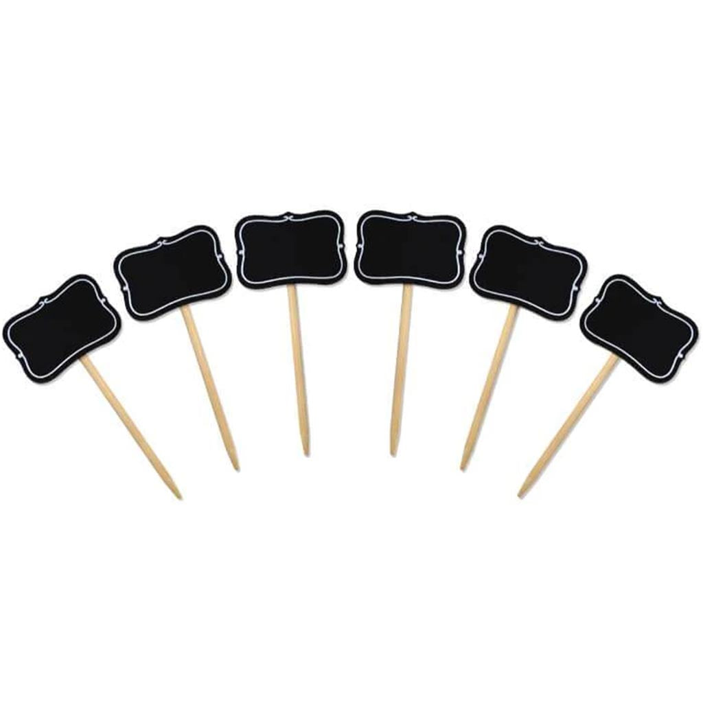 CHALK-IT-UP WOOD STAKES CHALK BRACKET BORDER 