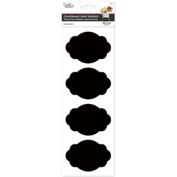 CHALKBOARD LABEL STICKER 2.5"X3.75" STYLE #4 