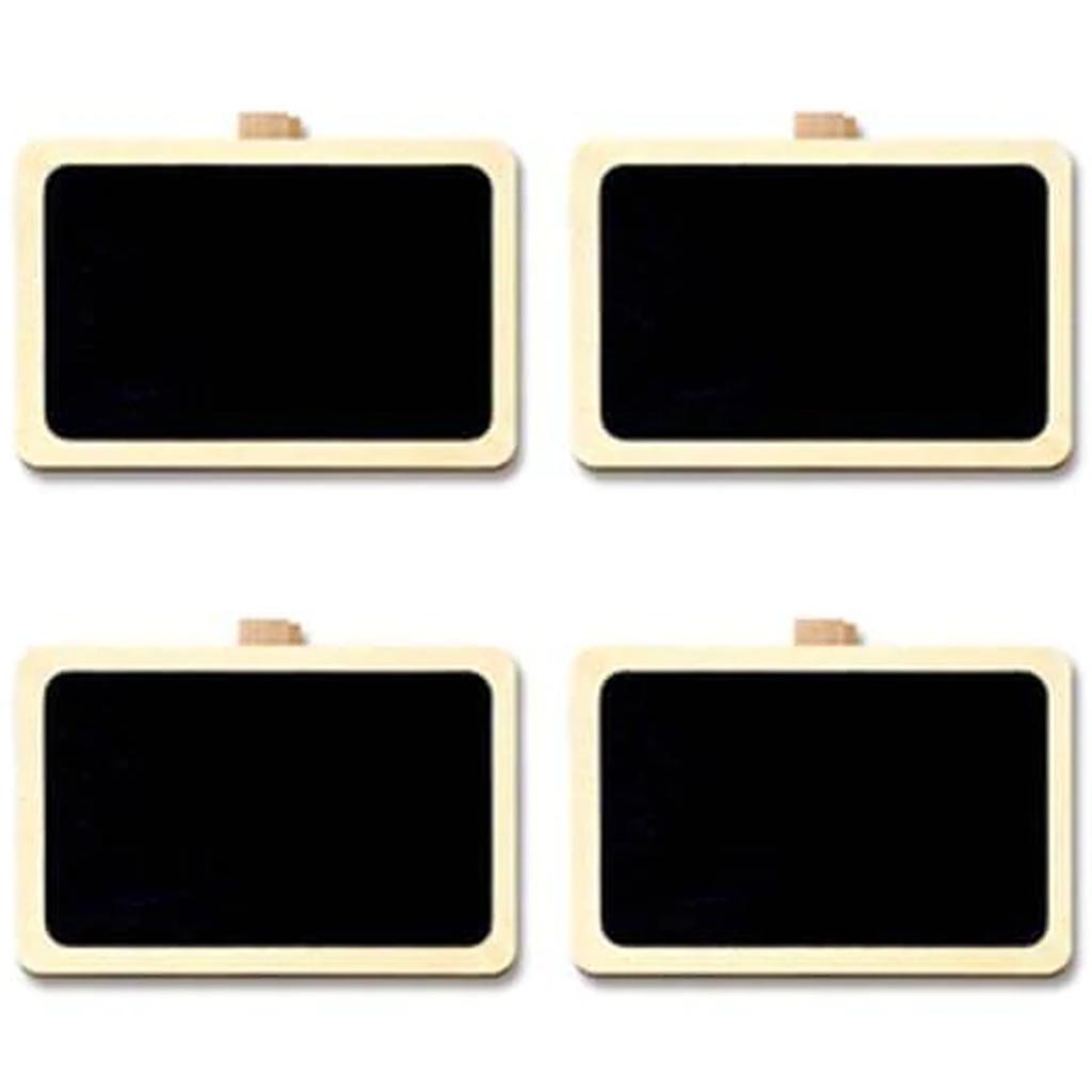 CHALK-IT-UP TAG CLOTHESPINS NATURAL RECTANGLE BORDER 