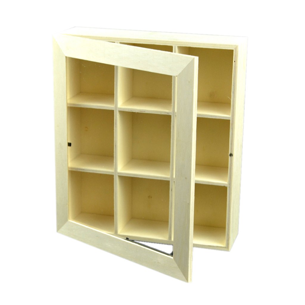 Plywood Shadow Box With Plexiglass Door 9â€? 