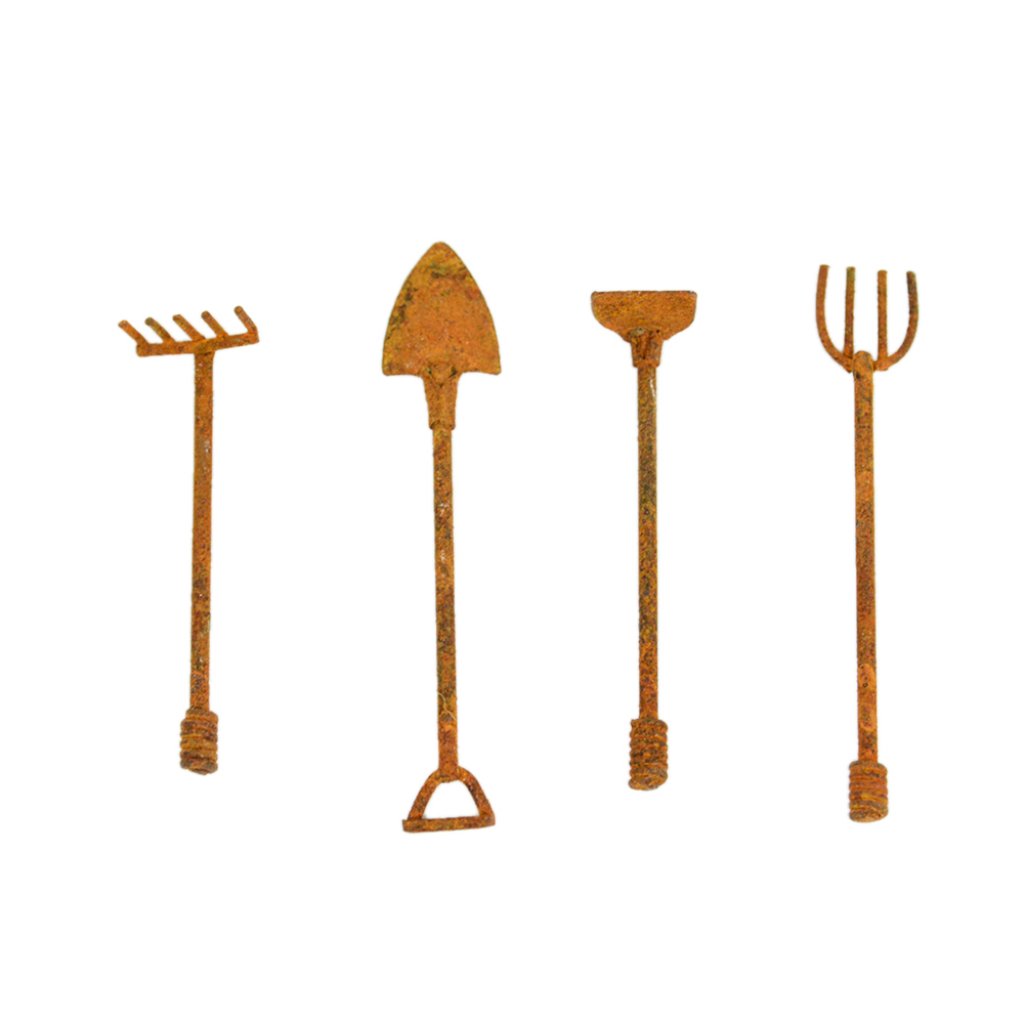 Rusty Garden Tools 2.25in 