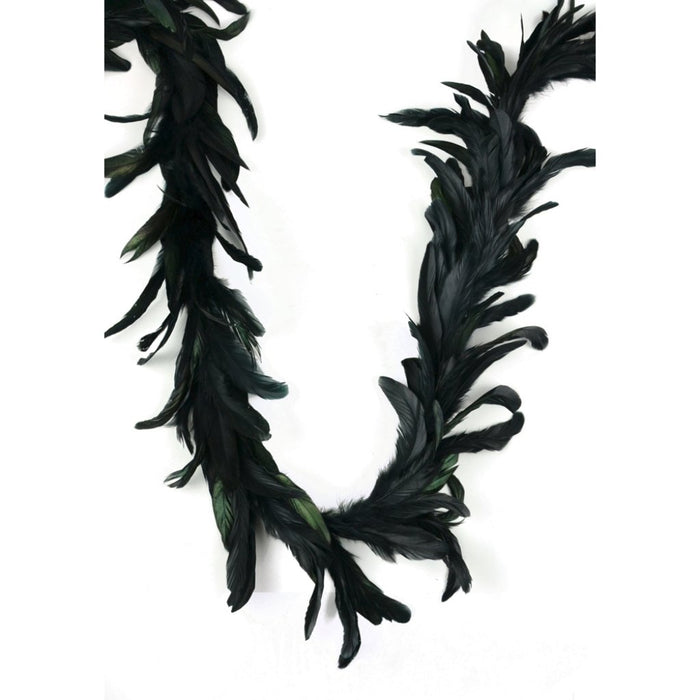 Cocktail Feather Garland 36 Grams 2 Yds Black 