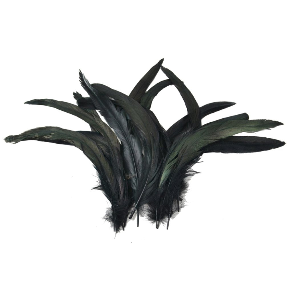 Black Cocktail Loose Feathers 4Gram 10-12in 