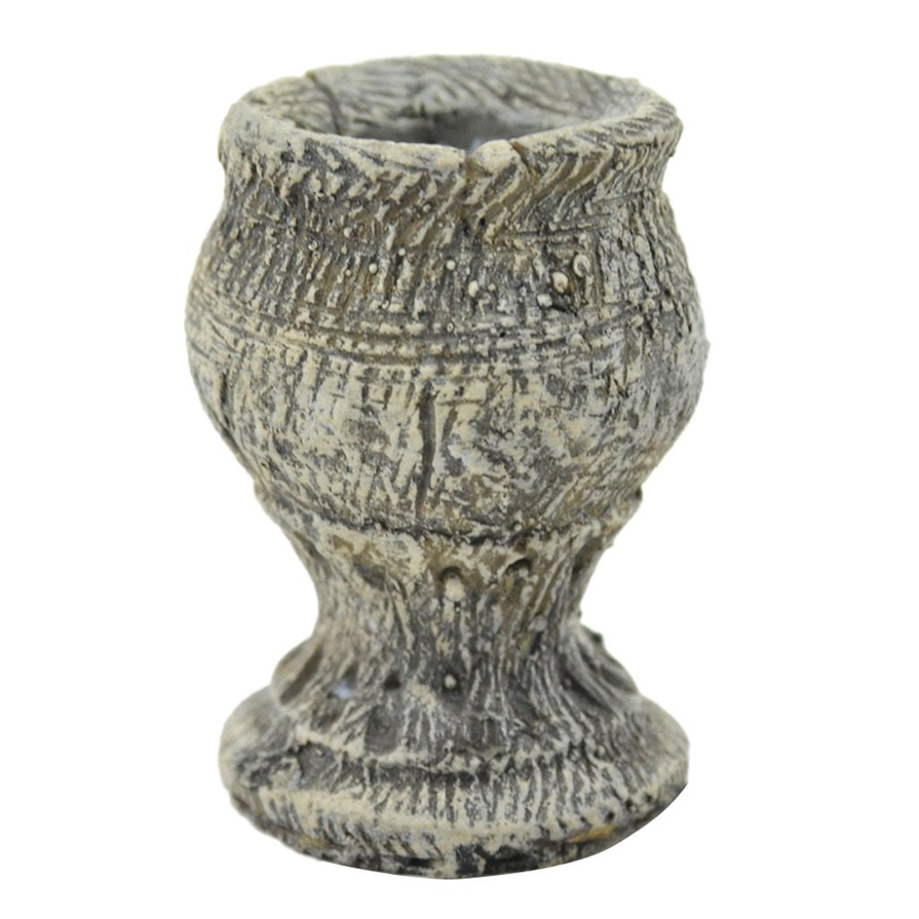Miniature Garden Stone Pedestal Planter 1.75in 