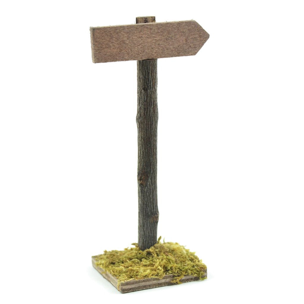 Miniature Garden Wooden Sign 4.25in 