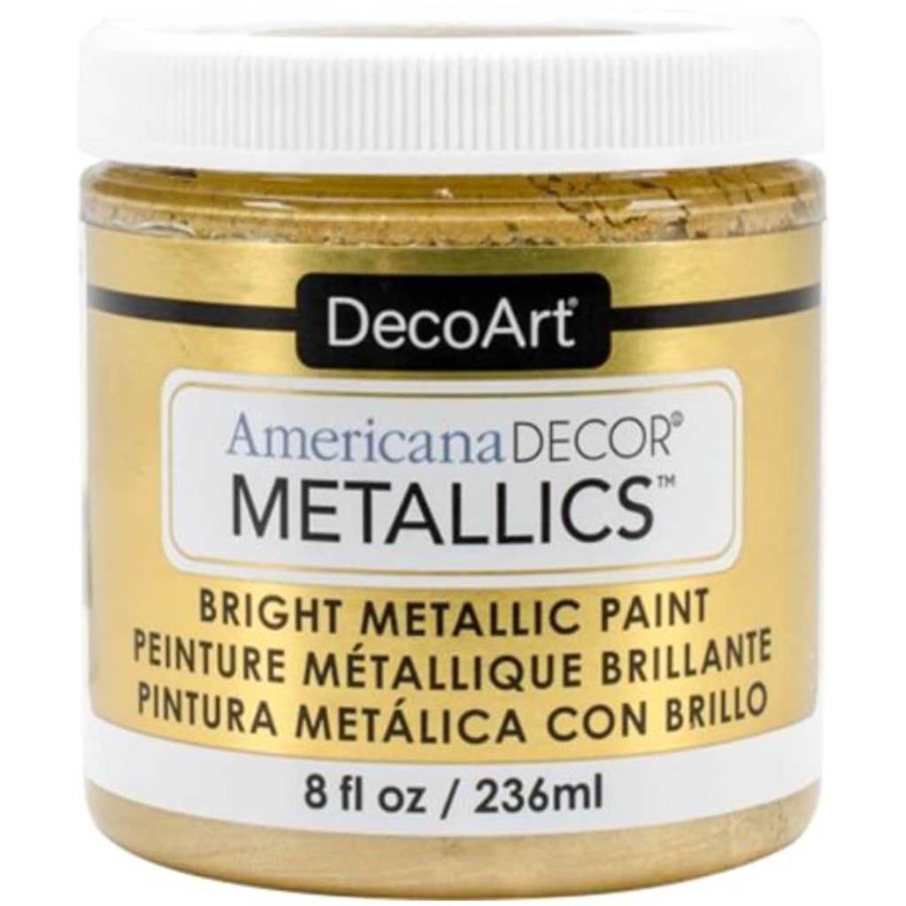 AMERICANA DECOR METALLICS SOFT GOLD 8OZ