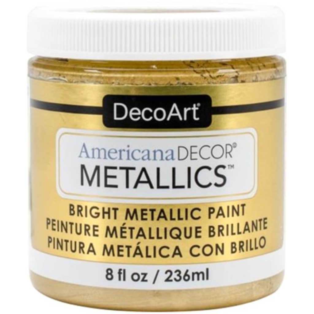 AMERICANA DECOR METALLICS SOFT GOLD 8OZ