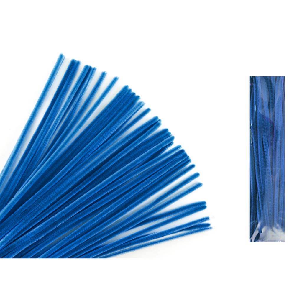 PIPE CLEANERS CHENILLE STEMS BLUE 